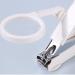UNbit Nail Clipper Adult Nail Clippers Plastic/Carbon Steel White Nail Clippers 1.8 * 4.2 * 13cm Rotating Magnifying Glass Nail Clippers - Buy Online on GoSupps.com