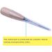 ZLKSKER (Pack of 2) Wooden Handle Leather Drillable Stitching Sewing Awl Punch Hole Gadget Tool - Buy Online on GoSupps.com
