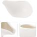 Zerodeko 1pc Ceramic Sauce Pot Small Coffee Milk Creamer Porcelain Seasoning Boat Ceramic Sauce Jug Glass Containers Sauce Dish Gravy Seasoning Dishes Broth Soy White Appliance Ceramics White 8.5x6x4.5cm - Buy Online on GoSupps.com