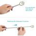 Ieron Back Scratchers for Men - Portable Bear Claw Metal Massager Set (4 Pieces) - Perfect for Itch Relief & Relaxation - Buy Online on GoSupps.com