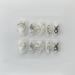 Butterfly Retro Nail Art Handcrafted Wearable Nail Patches Detachable Fake Nails(Short white S)