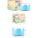 Heallily Baby Powder Puff Box with Powder Puff - Sky Blue | Baby Care Face/Body Powder Container for Home & Travel Use - Buy Online on GoSupps.com
