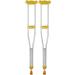 Lightweight Aluminium Alloy Underarm Crutches Homecare Axillary Support Walking Crutches for The Elderly & As Well As Fractures & Disabled Journey - Buy Online on GoSupps.com
