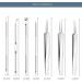 Usiveinborn Blackhead Remover Usiveinborn Usiveinborn Tweezers Professional Facial Blackhead Remover Tweezers Stainless Steel Usiveinborn Blackhead Tweezers (Angled Clip) - Buy Online on GoSupps.com