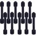 KWKW 10 pieces of child safety belt for cupboard door locks for children - baby -safe for cupboards drawer toilet toilet fridge locks (black) black