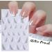 8 Sheet French Tip Colorful Nail Art Stickers Decals Self-Adhesive Line Design Manicure Tips Nail Decoration for Women Girls Gift - Buy Online on GoSupps.com