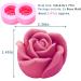 2PCS Big Rose Silicone Molds for Handmade Chocolate, Candle, Soap & Polymer Clay Art - Buy Online on GoSupps.com