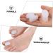 8pcs Toe Separator & Nail Protector Set | Big Toe Night Splint & Yoga Separator | Bunion Guard & Orthotic Foot Support | White Sebs Gel Material - Buy Online on GoSupps.com