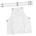 BELLIFFY Barber Apron Hair Apron Stylist Apron Hair Cutting Apron Clear Aprons for Hair Stylist Apron for Hair Stylist Salon Aprons for Hair Stylist Hairdresser Apron Adjustable Apron