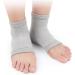 Kuou 3 Pairs Gel Heel Socks - Moisturizing Day Night Care for Dry Cracked Skin (Gray Blue Pink) - Buy Online on GoSupps.com