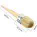 Professional Chalk and Wax Paint Brush  Round Paint Brush/DIY Painting and Waxing Tool for Folk Art  Home Dcor  Wood Projects  Furniture  Stencils | Reusable  Natural Bristles - Buy Online on GoSupps.com