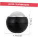 Collbath Hand Massage Ball & Ice Roller Tool Trigger Point Face Massager & Foot Circulation Device | 6.5x6.5x6cm Black - Buy Online on GoSupps.com