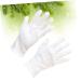 VILLFUL 12 Pairs Protective Jewelry White Hand Lab Cosmetic Industrial Glove Kitchen Work Moisturizing Cotton XL:24X11cm White - Buy Online on GoSupps.com
