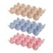 OSALADI Refrigerator Egg Holder 6 Pcs Egg Storage Box Eggs Covered Egg Holders Egg Baskets Egg Storage Case Food Egg Rack