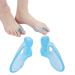 Light blue bale corrector soft washable reusable pain relief silicone bale pillow for day and night breathable toe separator for pain relief for women and men