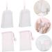 VINTORKY 6pcs Bubble Net Foaming Nets Soap Saver Pouch Travel Face Wash Foam Soap Foam Bag Double Layer Pe - Buy Online on GoSupps.com