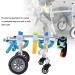 Pet Wheelchair Four Wheels Adjustable Dog Pet Wheelchair Hind Legs Rehabilitation Dog Wheelchair for Back Legs - Buy Online on GoSupps.com