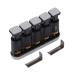 Guitar Finger Exerciser Finger Training Tool Guitar Beginner Hand Exerciser Finger Strengthener Trainer(Gray) Grey