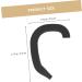 Healeved 12 Pairs Silicone Ear Corrector Cuffs for Infants - Valgus Correction Patch - Black - 4.4x3.6x0.4cm - Buy Online on GoSupps.com