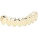 Shop Hip Hop Teeth Set - Alloy Golden False Teeth for Halloween & Party Decor - Buy Online on GoSupps.com
