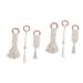 Safigle cotton stuff for babies 6 pcs bite toys from wood infant pacifier toys toy to grind the teeth cotton rope teeth stick handmade toothstock beech