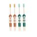 Plafope 4 pieces children toothbrush for daily use travel child daily use children daily use manual children household children 1 piece (1 Pack) as shown