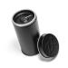 500 m ptfe premium dental floss waxed |Tearproof |Without aroma |Without fluoride |Vegan |Refillable with new coil |Protects against gum infections |In black can with a noble embossing