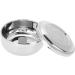 Universal Stainless Steel Shaving Soap Bowl with Lid | Perfect for All Shaving Soaps | Durable Men's Grooming Essential - Buy Online on GoSupps.com