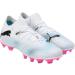 PUMA Women's Future 7 Match FG/AG Soccer Shoes - 40 EU - White/Black/Pink - International Shipping Available - Buy Online on GoSupps.com