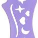 GaotKeut Eyeliner Stencil Silicone Eyeliner Aid Multifunctional Eyeshadow Eyeliner Tool Makeup Tool for Girls Purple - Buy Online on GoSupps.com