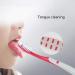 Zumaha Men's Loose 4-Pack Toothbrushes Deep Cleaning Plaque & Stain Removal with Tongue Cleaner - Buy Online on GoSupps.com