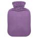 Purple Hot Water Bottle with Cover Hot Water Bottles for Pain Relief Water Heating Pad Heating Bottles for Cramps 1L