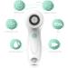 Touch Beauty Electric Facial Cleaning Brush Set - Waterproof with 3 Attachments | Gentle Exfoliation & Travel Case | 2 Speed Levels (Green) - Buy Online on GoSupps.com