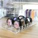 Anncus Acrylic Clear Double Row 16 Slots Makeup Organizer Eye Shadow Storage Box Jewelry Storage Case Lipstick Holder - (Color: Clear) - Buy Online on GoSupps.com