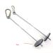 Bigsweety Birds Food Holder Support Parrots Fruit Spear Stick Meat Skewer Stainless Steel