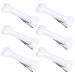 Nifocc Dog Bone Hair Clips Artificial Dog Bone Hairpins Hair Styling Tools for Kids Girls Ladies - White 6 Pcs