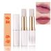 BINGBRUSH 2Pcs Color Changing Lipstick Queen PH Lip Balm  Gold Foil Temperature Change Long Lasting Moisturizer Waterproof Lip Balm Jelly Crystal Discoloration Lipstick Set