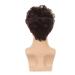 Swiking Men Brown Afro Wig - Short Fluffy Curly Synthetic Hair for Halloween Party Cosplay - Buy Online on GoSupps.com