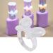 50 Piece Nail Polish Pattern Rings Set - Clear Practice & Display Tool for Nail Art & Manicure - Buy Online on GoSupps.com