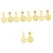 PopetPop 10 piece of parrot flights pet pets pilot costume nymphensittich diathle budgie diabol of bird papage diamonds Paperal clothing Sittich diaper LX5PCs yellowx5stk
