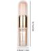 Retractable Powder Brush Retractable Foundation Brush | Cosmetic Brush Set | 5 in 1 Travel Powder Makeup Brush Portable Eyeshadow and Concealer Brushes for All Around Rose Gold - Buy Online on GoSupps.com