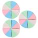 FOMIYES 3 Sets Triangular Sponge Puff Powder Puff Makeup Headband Latex Makeup Sponge Esponjas Para Maquillaje Finger Triangle White Makeup Wedge Makeup Sponge Emulsion Hairpin Girl Miss