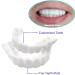 Customizable Denture Smile Teeth Molds - Instantly Improve Your Smile with Perfect Fake Teeth Braces - Buy Online on GoSupps.com