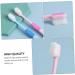 PartyKindom 6 Pcs Toothbrush Set - Stylish & Durable Household Bur Ladies PP | Shop Internationally! - Buy Online on GoSupps.com