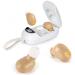 Hearing Aids, Mini Hearing Amplifiers for Adults & Seniors with Noise Cancelling, Rechargeable Hearing Aid with Into Ear No Squealing Hearing Assist Device with LED Power Display