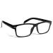 TWINKLE TWINKLE Reading Glasses Spring Hinge Mens Womens Classic Reader R141 (Black No Magnification) Black +0.00 Magnification