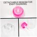 Nail Remover Pump Dispenser Nail Polish Remover Dispenser Empty Clear Push Down Bottle Plastic Pump Liquid Container Rosy 180ml - Buy Online on GoSupps.com