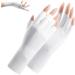 Gel Manicures Breathable Uv Protection Gloves UPF50+ Uv Nail Fingerless Manicure Gloves Uv Protection for Nail Art Skin from UV Harm White Moisturizing Gloves - Buy Online on GoSupps.com