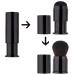 RN BEAUTY Retractable Powder Brush Set - Professional Mineral Blending Brushes with Cover, Black - Buy Online on GoSupps.com