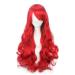 ColorfulPanda Long Red Curly Wavy Hair Wig for Women - Anime Cosplay Costume Party Synthetic Wig - Buy Online on GoSupps.com
